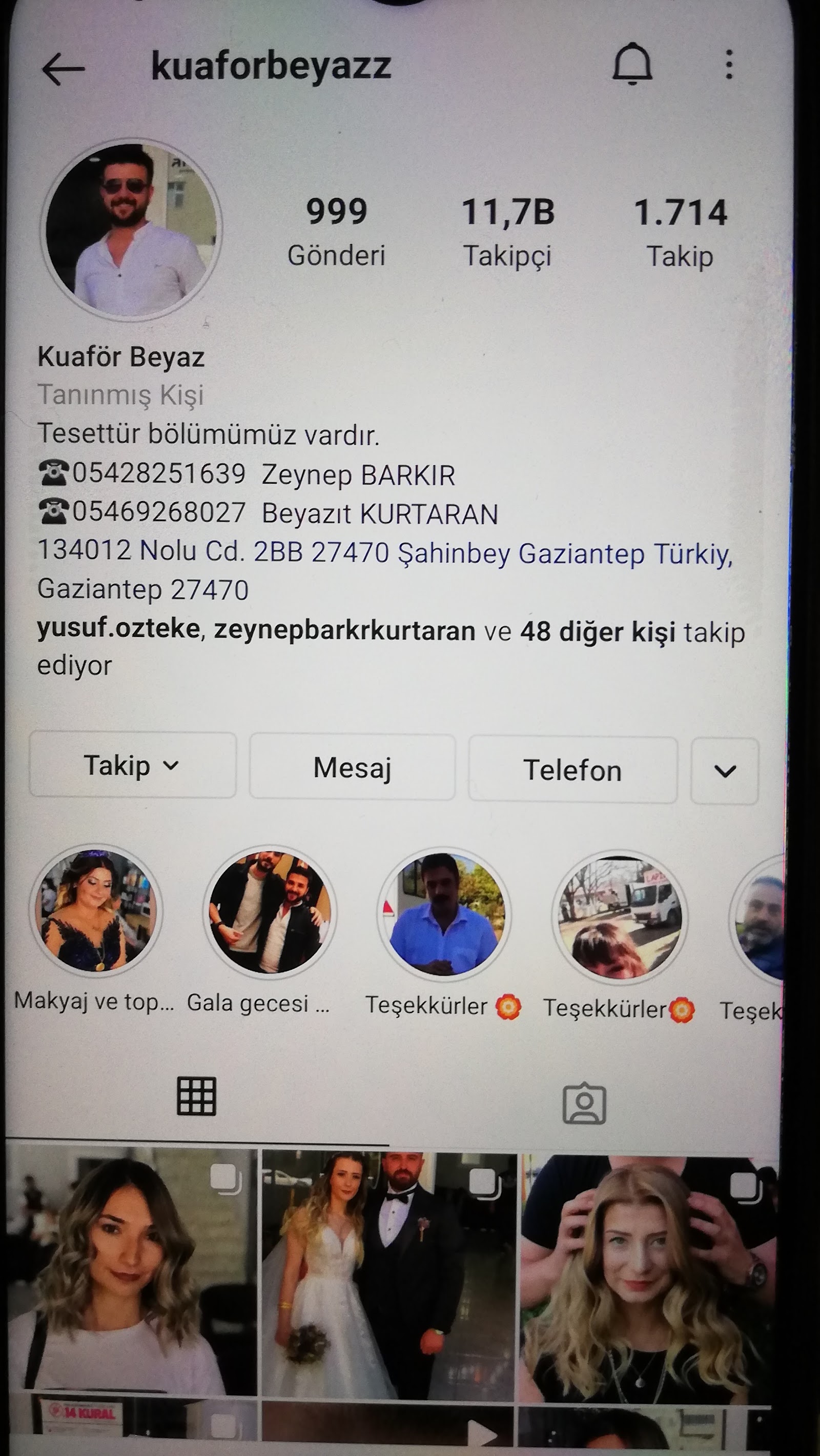 Kuaför Beyaz